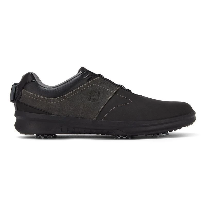 Footjoy Contour BOA Golf Shoes - Black/Charcoal 3 Footjoy Contour BOA Golf Shoes - Black/Charcoal