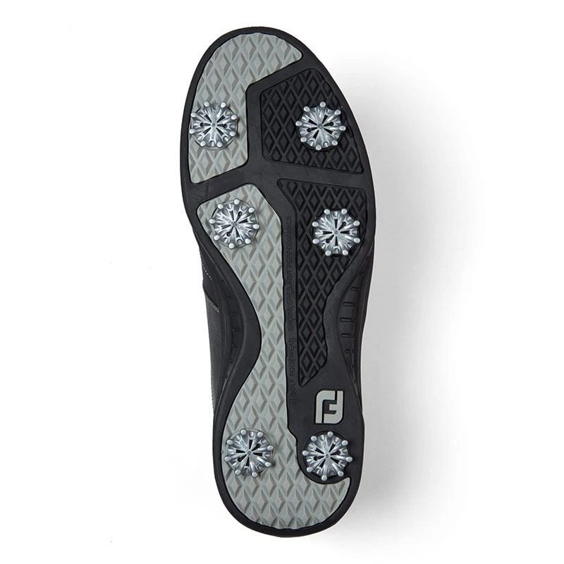 Footjoy Contour BOA Golf Shoes - Black/Charcoal 5 Footjoy Contour BOA Golf Shoes - Black/Charcoal - Image 3