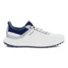 Ecco Core Golf Shoes - White/Silver/Blue -Every Golf Day Store 100804 100804 60214 outside