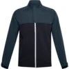 Under Armour Men's UA Golf Rain Jacket - Black / Mechanic Blue