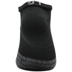 Under Armour UA HeatGear® No Show Socks 3pk - Black -Every Golf Day Store 1346755 001 B EM