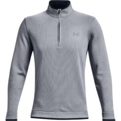 Under Armour UA Men's Storm SweaterFleece ½ Zip - Steel / White