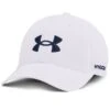 Under Armour UA Men's Golf96 Hat - White -Every Golf Day Store 1361547 100 SLF SL