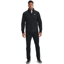 Under Armour Men's ColdGear® Infrared Tapered Pants - Black -Every Golf Day Store 1366289 001 FSF