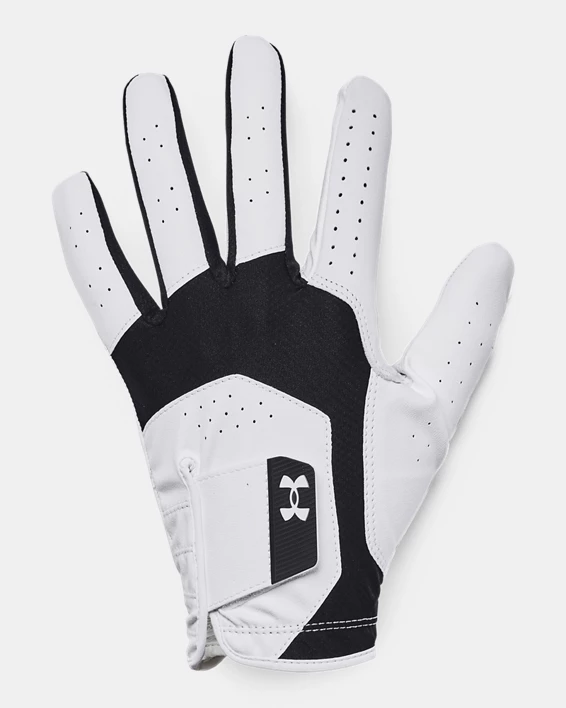Under Armour UA Iso-Chill Golf Glove - White/Black 3 Under Armour UA Iso-Chill Golf Glove - White/Black
