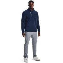 Under Armour Men's UA Storm Daytona ½ Zip - Academy / Reflective -Every Golf Day Store 1373409 408 FSF