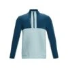 Under Armour Men's UA Storm Daytona ½ Zip - Fuse Teal/Petrol Blue 2 Under Armour Men's UA Storm Daytona ½ Zip - Fuse Teal/Petrol Blue -Every Golf Day Store 1373409 469 HF