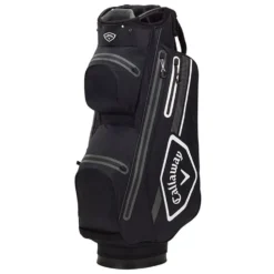 Callaway Chev 14 Cart Bag - Black/White/Charcoal