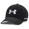 Under Armour Golf96 Golf Cap - Black -Every Golf Day Store 2021golf96capblackwhite1
