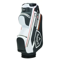 Callaway Chev 14 Cart Bag - Charcoal/White/Orange