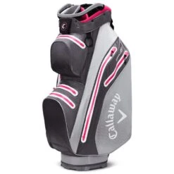 Callaway Org 14 Hyper Dry Golf Cart Bag - Charcoal/Silver/Pink