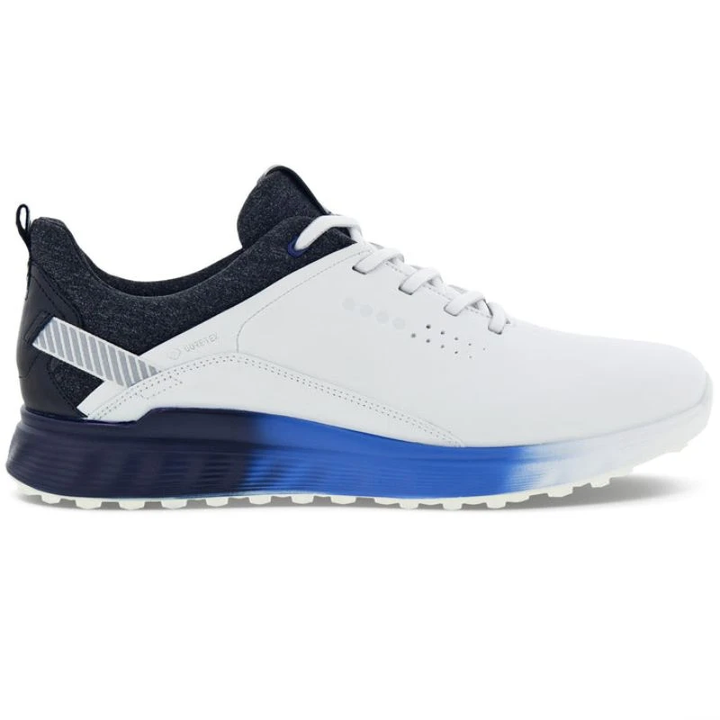 Ecco S-Three Gore-Tex Golf Shoes - White/Black 3 Ecco S-Three Gore-Tex Golf Shoes - White/Black