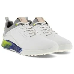 Ecco Ecco Mens S-Three Golf Shoes - White/Lime Punch -Every Golf Day Store Ecco S Three Gore Tex Golf Shoes 102904 White Lime Punch 60212 3 720x.progressive