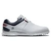 Footjoy Pro SL 22 Shoe - White/Navy/Red 2 Footjoy Pro SL 22 Shoe - White/Navy/Red -Every Golf Day Store FJ 53074 01
