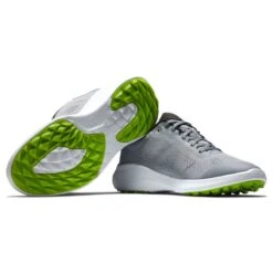 FootJoy FJ Flex Athletic Golf Shoes - Grey/White -Every Golf Day Store FJ 56142 05