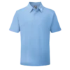 FootJoy Stretch Pique Solid Colour Athletic Fit Golf Shirt - Ocean -Every Golf Day Store FJ 91826 01
