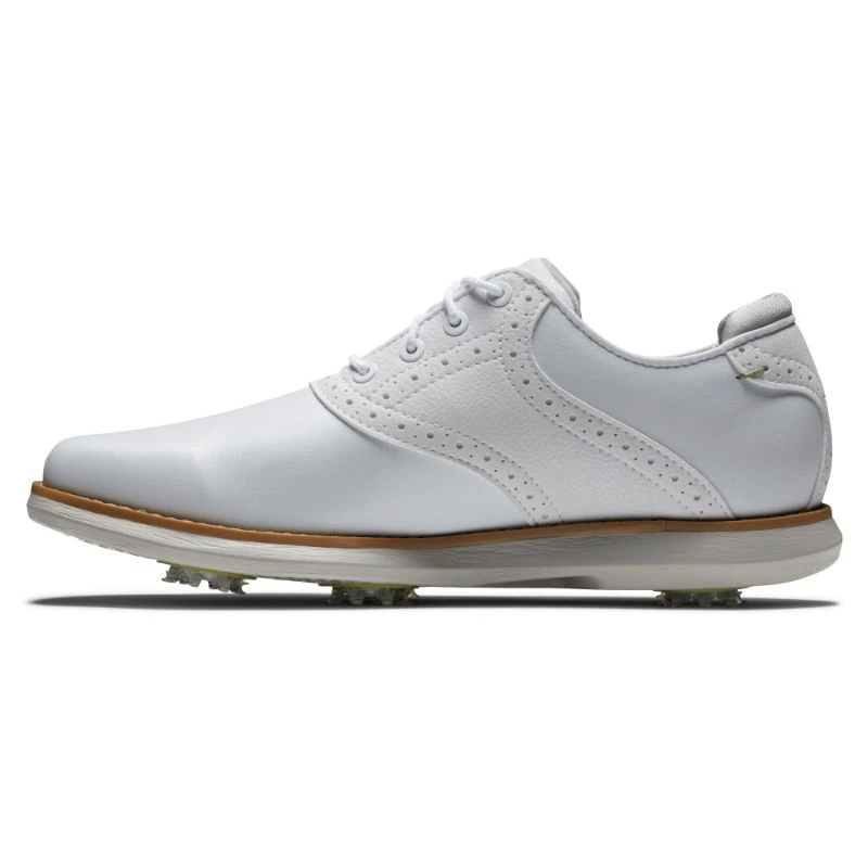 FootJoy Ladies FJ Traditions Golf Shoes - White 5 FootJoy Ladies FJ Traditions Golf Shoes - White - Image 3
