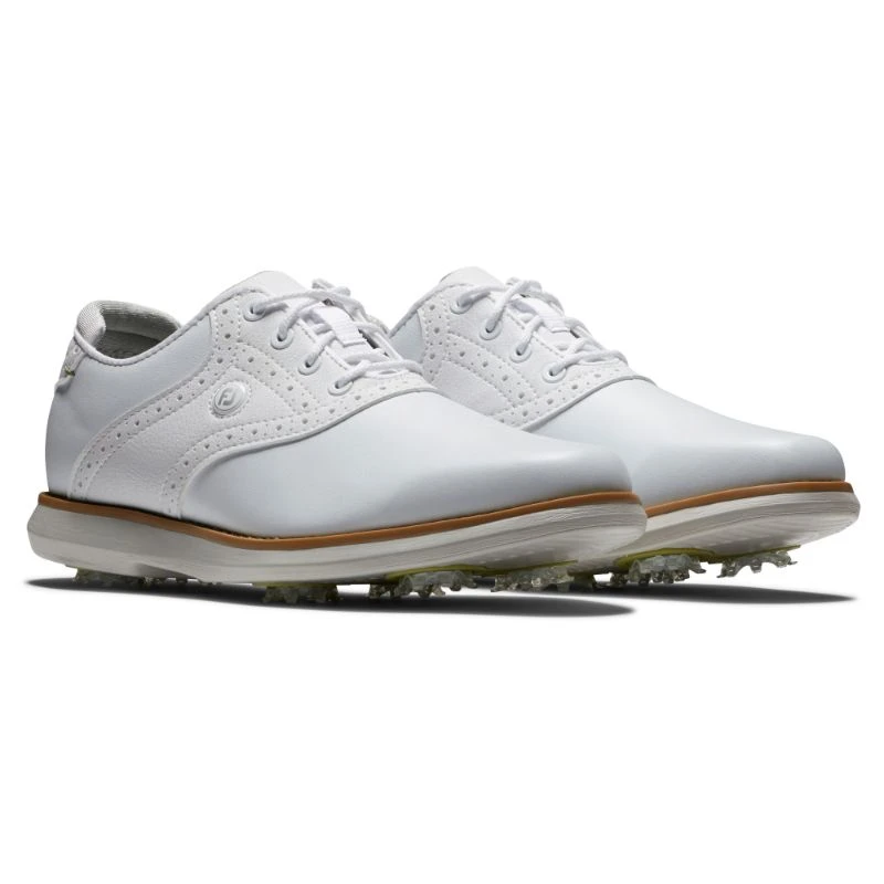 FootJoy Ladies FJ Traditions Golf Shoes - White 7 FootJoy Ladies FJ Traditions Golf Shoes - White - Image 5