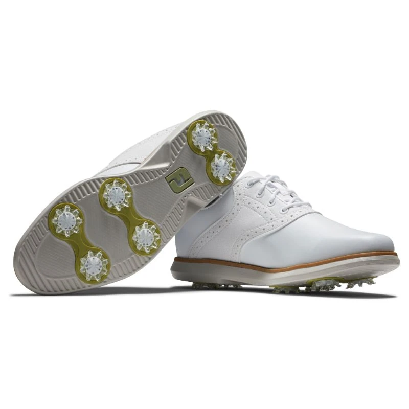 FootJoy Ladies FJ Traditions Golf Shoes - White 8 FootJoy Ladies FJ Traditions Golf Shoes - White - Image 6