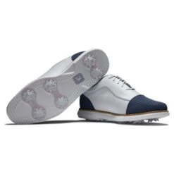 FootJoy Ladies FJ Traditions Golf Shoes - White/Navy 14 FootJoy Ladies FJ Traditions Golf Shoes - White/Navy -Every Golf Day Store FJ 97915 05