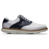 FootJoy FJ Traditions Golf Shoes - White/Navy