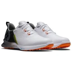 FootJoy Fuel Golf Shoes - White/Black/Orange -Every Golf Day Store FootJoy Fuel Golf Shoes White Black Orange 5