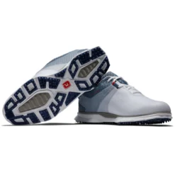 FootJoy Pro SL Sport Golf Shoes - White/Blue/Red 9 FootJoy Pro SL Sport Golf Shoes - White/Blue/Red -Every Golf Day Store FootJoy Pro SL Sport Golf Shoes White Blue Fog Navy 6