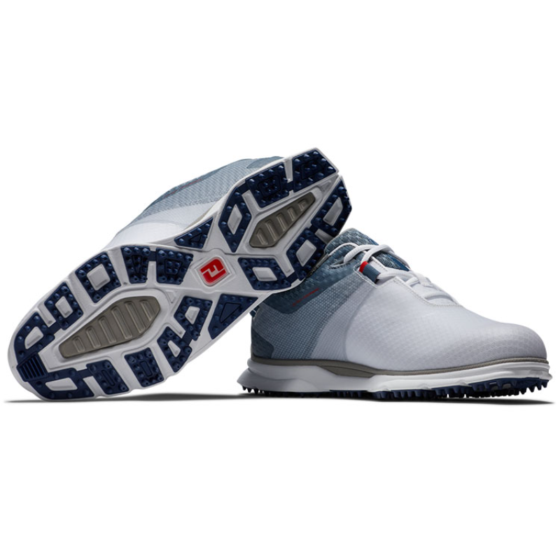 FootJoy Pro SL Sport Golf Shoes - White/Blue/Red 5 FootJoy Pro SL Sport Golf Shoes - White/Blue/Red - Image 3