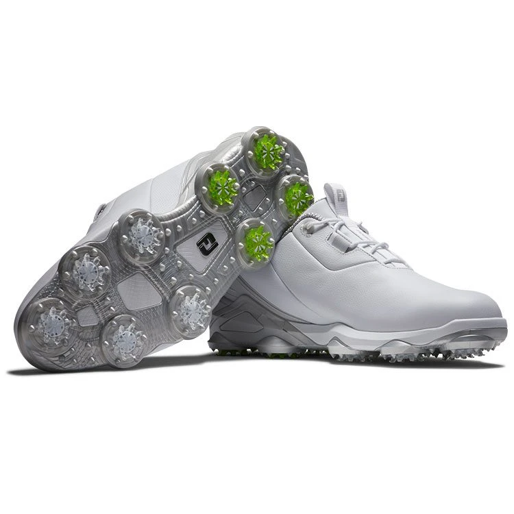FootJoy Tour Alpha Golf Shoes - White/Grey/Lime 8 FootJoy Tour Alpha Golf Shoes - White/Grey/Lime - Image 6