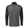 Ping Mellor Half Zip Fleece Asphalt Marl/Black -Every Golf Day Store Mellor Grey Black