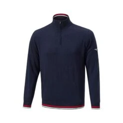 Mizuno Men's Windproof Jumper - Navy