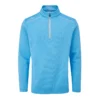 Ping Ramsey Half Zip Mens Fleece Golf Top - Infinity Blue Marl 2 Ping Ramsey Half Zip Mens Fleece Golf Top - Infinity Blue Marl -Every Golf Day Store P03356 RAMSEY INFINITY BLUE MARL 01