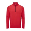 Ping Edwin 1/2 Zip Mens Golf Sweater - Poppy -Every Golf Day Store P03527 EDWIN POPPY 01