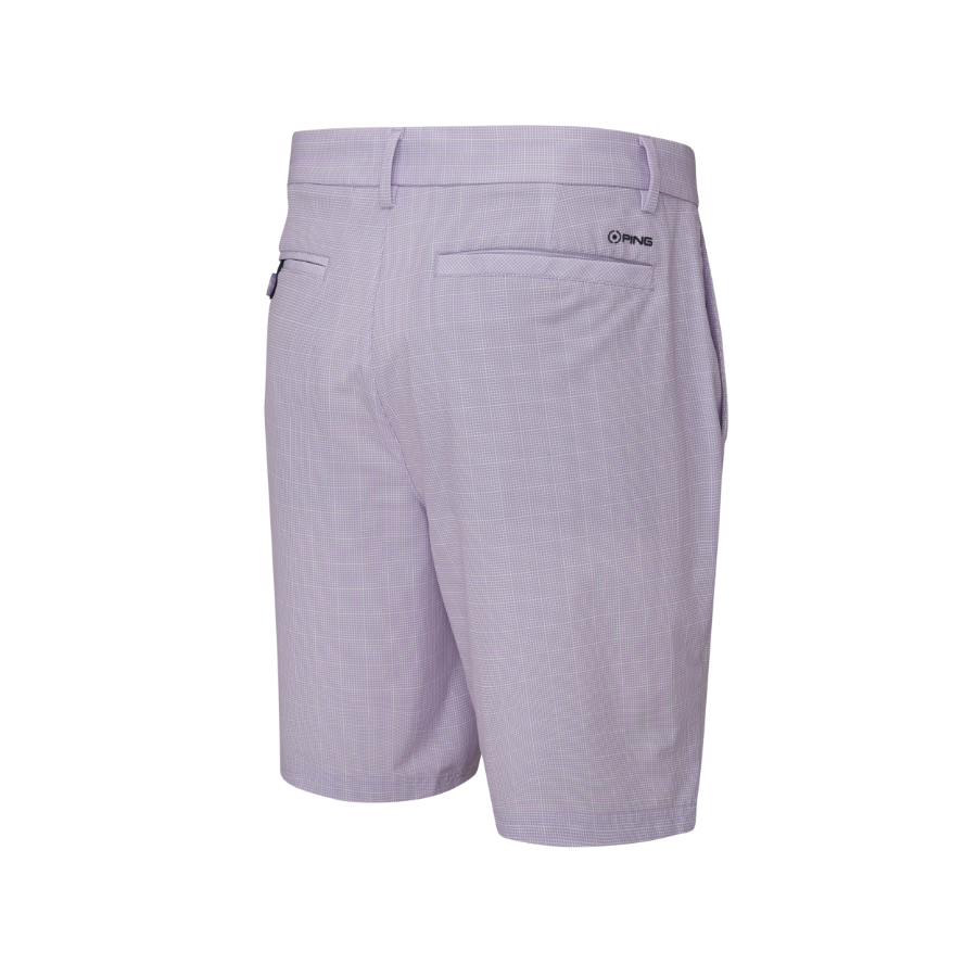 Ping Pendle Mens Golf Shorts - Cool Lilac Multi 4 Ping Pendle Mens Golf Shorts - Cool Lilac Multi - Image 2