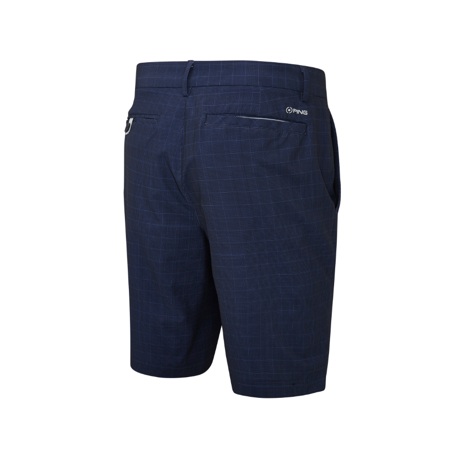 Ping Pendle Mens Golf Shorts - Navy Multi/Pearl Grey 4 Ping Pendle Mens Golf Shorts - Navy Multi/Pearl Grey - Image 2