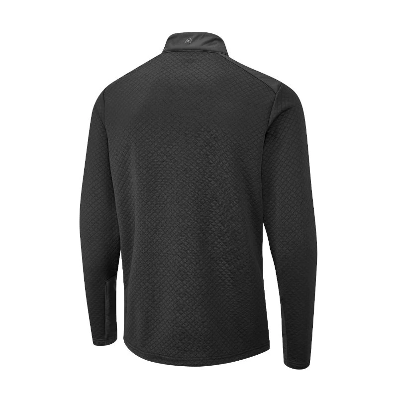 Ping Marshall 1/2 Zip Mens Golf Sweater - Black 4 Ping Marshall 1/2 Zip Mens Golf Sweater - Black - Image 2