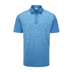 Ping Ratio Golf Polo Shirt - Danube Multi