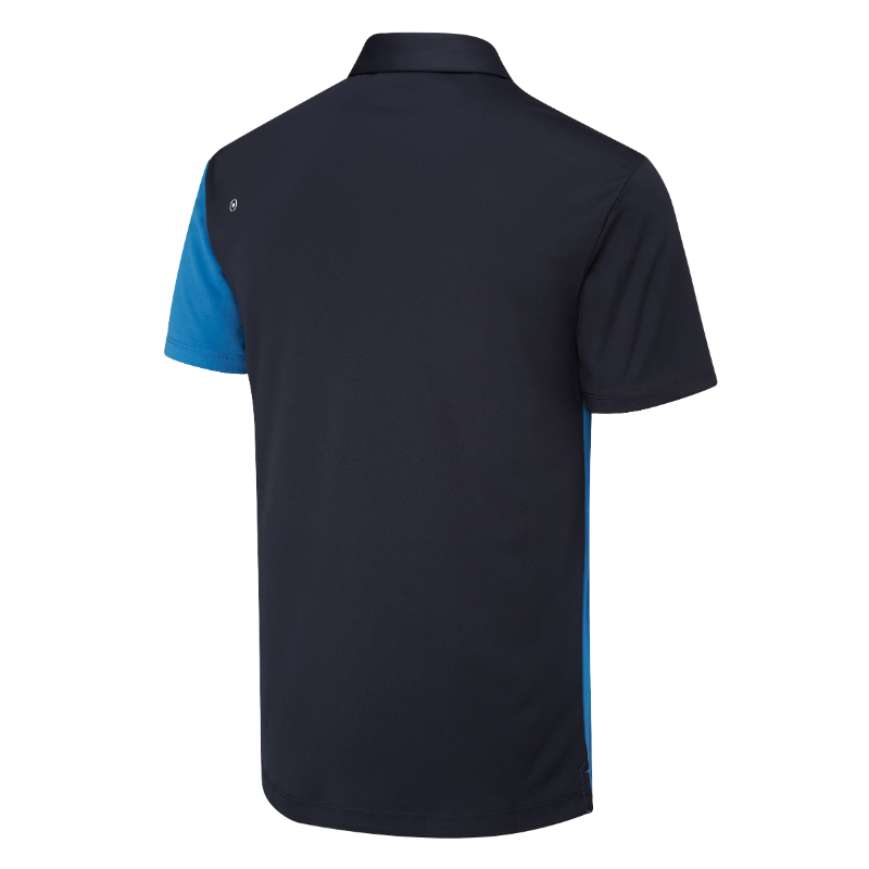 Ping Mack Golf Polo Shirt - Danube/Navy Multi 4 Ping Mack Golf Polo Shirt - Danube/Navy Multi - Image 2