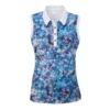 Ping Ladies Purdey Sleeveless Polo Shirt - Laguna Multi -Every Golf Day Store P93607 PURDEY LAGUNA MULTI 01