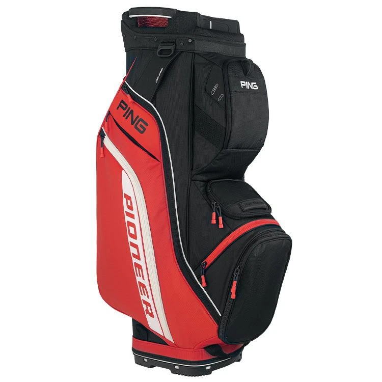 Ping Pioneer 214 Golf Cart Bag - Red/Black 3 Ping Pioneer 214 Golf Cart Bag - Red/Black