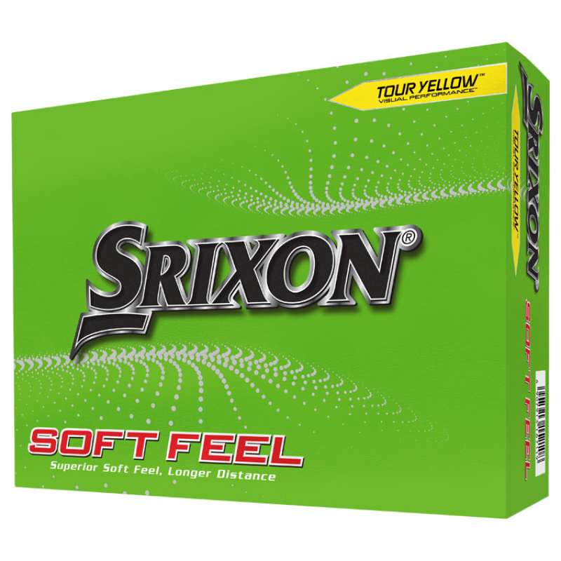 Srixon Soft Feel Golf Balls (12 Balls) - Yellow 3 Srixon Soft Feel Golf Balls (12 Balls) - Yellow