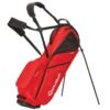 TaylorMade FlexTech Lite Golf Stand Bag - Red/Black/White -Every Golf Day Store TaylorMade Flex Tech Lite Golf Stand Bag Black Red 1
