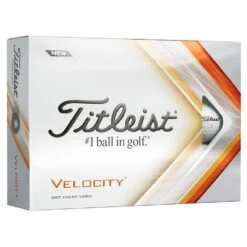 Titleist Velocity Golf Balls 2022 - White (12 Balls)