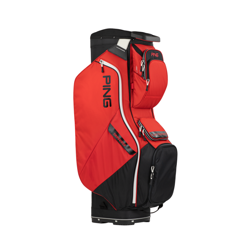 PING Traverse Golf Cart Bag - Red/Black/White 3 PING Traverse Golf Cart Bag - Red/Black/White
