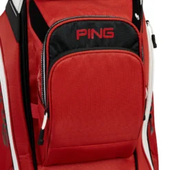 PING Traverse Golf Cart Bag - Red/Black/White 8 PING Traverse Golf Cart Bag - Red/Black/White -Every Golf Day Store Traverse Red Black White Top Pocket