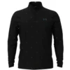 Under Armour UA Playoff Novelty 1/4 Zip - Black -Every Golf Day Store Under Armour Playoff Printed 1 4 Zip Black 1 700x