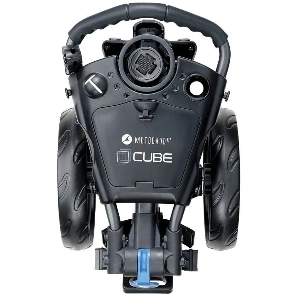 Motocaddy CUBE Push Trolley - Graphite/Blue 7 Motocaddy CUBE Push Trolley - Graphite/Blue - Image 5