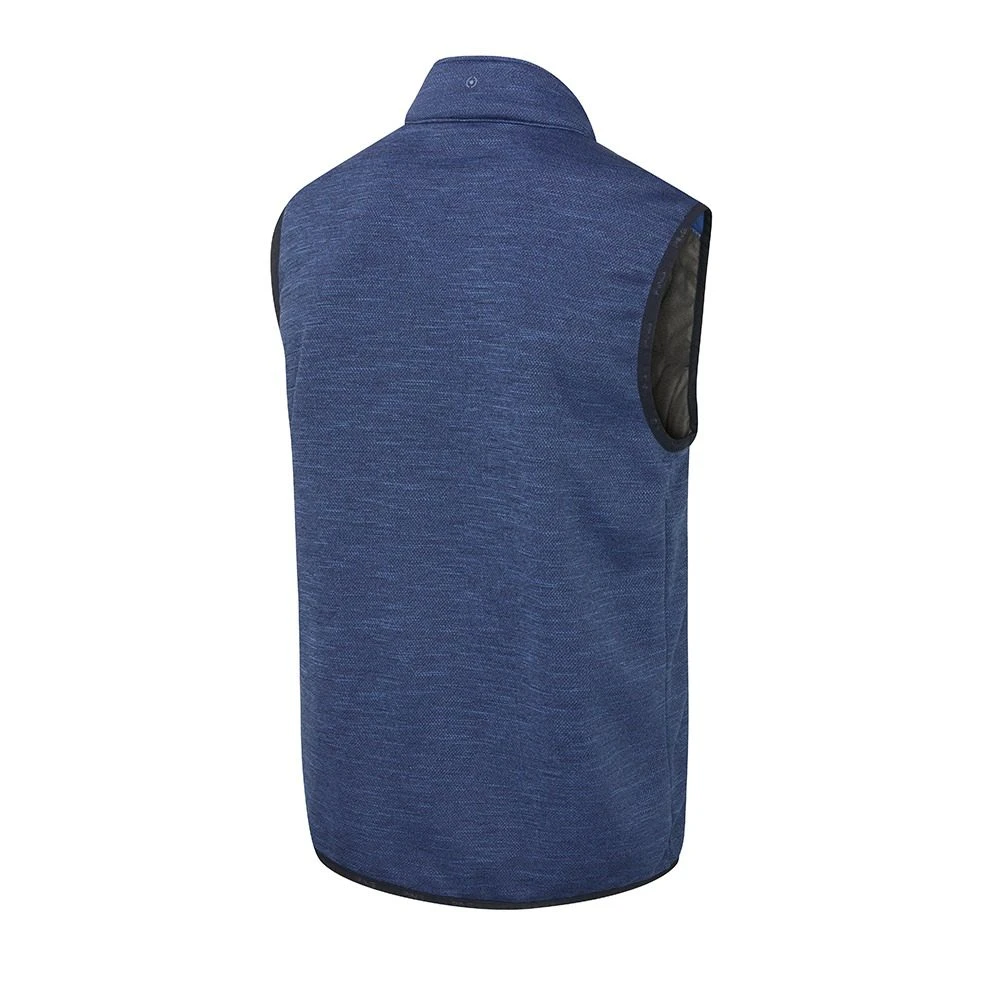 PING Mens Dover Thermal Golf Vest - Greystone/Oxford Blue 4 PING Mens Dover Thermal Golf Vest - Greystone/Oxford Blue - Image 2