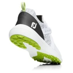 FootJoy Flex Golf Shoes - White/Grey -Every Golf Day Store fj 56101 05 15