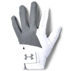 Under Armour Medal Golf Glove - White/Steel